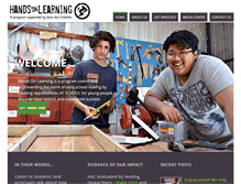Tablet Screenshot of handsonlearning.org.au